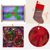 Drei Baubles Fotoplatte