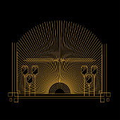 Art Deco Save The Date