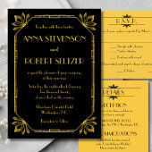 Art Deco Great Gatsby Save The Date