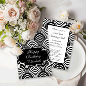 Moderne Jazz-Ära Elegant Black and White 1920s Pappteller