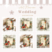 Art Nouveau Daisy Frame Wedding Save The Date