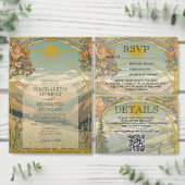 Eleganter Vintager Jugendstil Deko Willkommen (Personalisiere diese Kollektion eines unabhängigen Creators.)