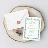 Art Nouveau Tulips Save the Date Karte