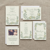 Art Nouveau Soft hübsch Frame vielen Dank Dankeskarte