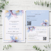 Artistic Pastel Botanical Florals Wedding (Personalisiere diese Kollektion eines unabhängigen Creators.)