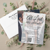 2 Foto bei der Empfängnis der letzten Hochzeit Einladung (Personalisieren Sie die Kollektion dieses unabhängigen Creators. Test)