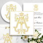 FARBEN AN Monogramm TA Monogramm-Aufkleber Runder Aufkleber