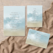 Am Ufer des Ozeans sitzen die Gäste am Tisch (Personalisiere diese Kollektion eines unabhängigen Creators.)