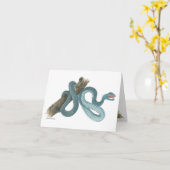 Collection Austrailian  snake Note Card Karte (Gelbe Blume)