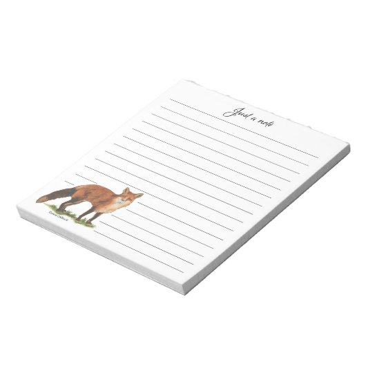 Collection Australian Fox Note Pad Notizblock (Rotiert)