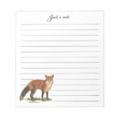 Collection Australian Fox Note Pad Notizblock (Vorderseite)