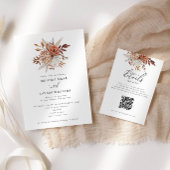 Herbstliche Rustikale Blumenhochzeit Hohe Speiseka Programm