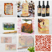 Herbst lässt Orange Pink Swirl Hochzeitsprogramm Fächer