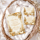 Autumn Rustic Pumpkin Baby Shower Serviette