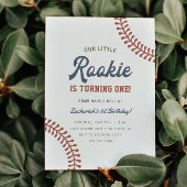 Little Slugger Baseball Boys 1. Geburtstag Party Einladung