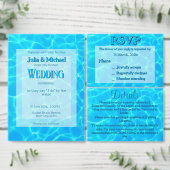 Azure Türkise Bleu Water Reflection Minimalismus Geschenkschachtel (Personalisiere diese Kollektion eines unabhängigen Creators.)