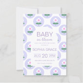 Babydusche Niedlich Lila Pink Daisy Blume Magnet