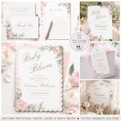 In Bloom Mädchen Enthüllung Baby Shower Bücher & G Poster
