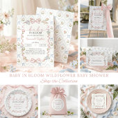 Baby in Bloom Baby Shower Einladung