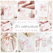 Winter Rosa Bogen Windel-Raffle-Tischschild Poster