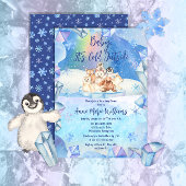 Baby It's Cold Outside Arctic Animals Baby Shower Pappteller