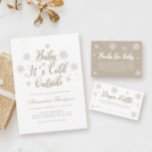 Baby's Cold Outdoor Babydusche Windelwanne Begleitkarte