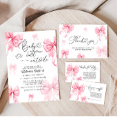 Baby's Cold Bow Baby Shower Adresse a Envelope Poster