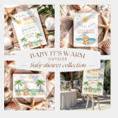 Baby It's Warm Outside Beach-Baby-Party Serviette