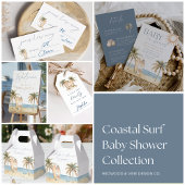 Küstenwache "Baby an Bord" Kinderdusche Serviette