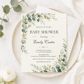 Elegante Beach String Lights Summer Baby Dusche Einladung