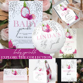 Pitaya Summer Baby Sprinkle Table Zeichen Einladung