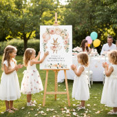 Ballet Bunny Birthday Floral Arch Paper Cups Pappbecher