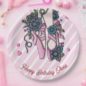 Personalisierte Ballettschuhe Serviette