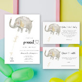 Elephant Balloon \ Spate night diaper game Poster