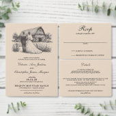 Barn Couple Save the Date Einladung (Personalisiere diese Kollektion eines unabhängigen Creators.)