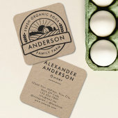 Bauer der Scheunenfamilie Rund dekorativ Permastempel