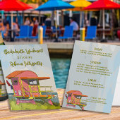 Pink Lifeguard Vibes Bachelorette Wochenende Truckerkappe