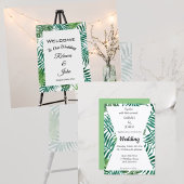 Tropische Blätter Palm Greenery Wrapping Paper She