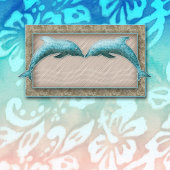 Strand-Hochzeits-Delphin Luau Party-blaue Krawatte