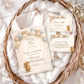 Bearly Wait Balloon Diapper Raffle Begleitkarte