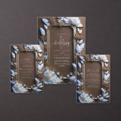 Schöne Verzierte Rose mit Details zum goldenen Akz Begleitkarte (Personalisiere diese Kollektion eines unabhängigen Creators.)