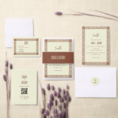 Beige Brown Begleitkarte (Personalisiere diese Kollektion eines unabhängigen Creators.)