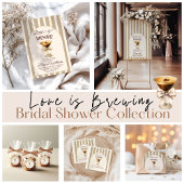 Liebe Braut Espresso Martini Bow Brautparty Einladung