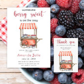 Beeren-Baby-Party - Kerzenetikett für Gebete Runder Aufkleber