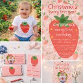 Berry First Birthday Time Capsule Notepad Notizblock