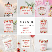 Berry Sweet First Birthday Geschenkanhänger