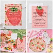 Berry Sweet Baby Shower Pappteller
