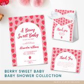 Berry Sweet Baby Shower Pappteller