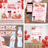 Berry Birthday - Afro Baby Berry Sweet Wasserflaschenetikett