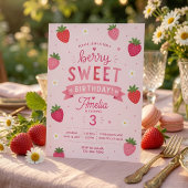 Beeren süße Erdbeere Pink